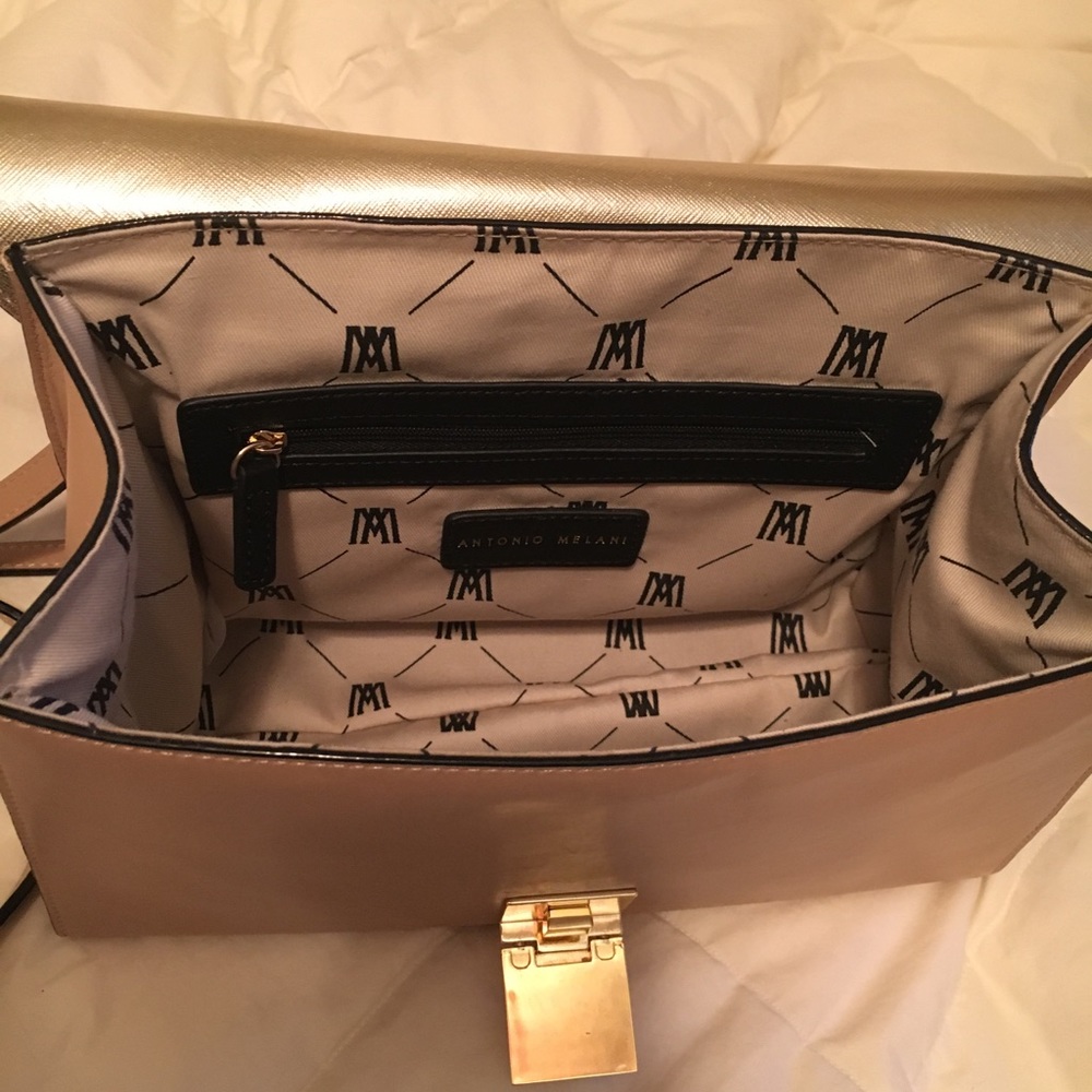 Antonio Melani nude crossbody purse